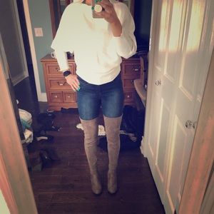 Bamboo Thigh High Boots